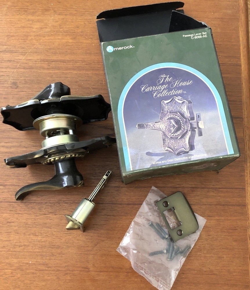 Amerock Mint Condition Doorknob Passage Set.