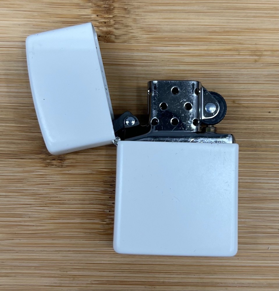 Zippo Lighter - Personalized Message Engrave White Matte Windproof Lighter #214