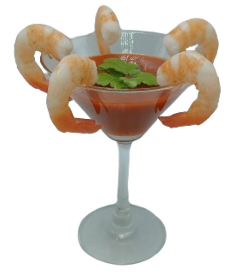Display Faux Food Prop Shrimp Cocktail