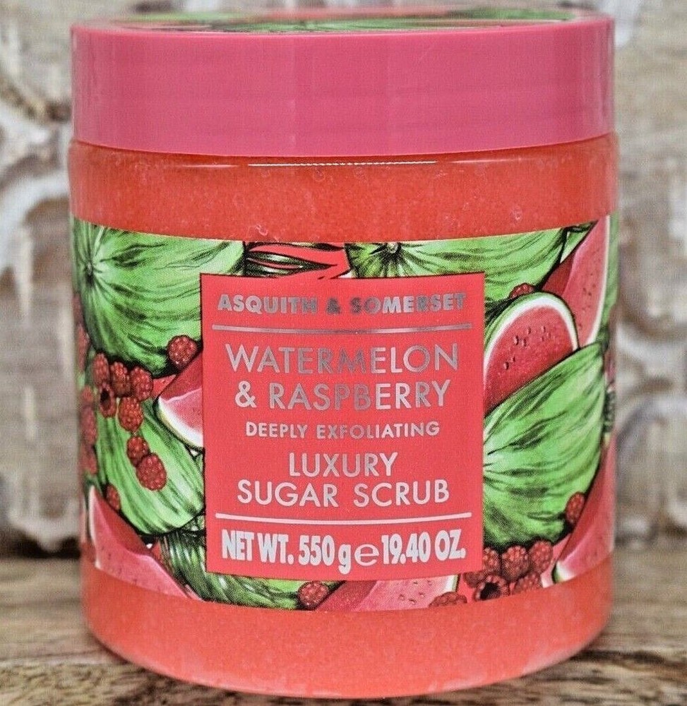ASQUITH & SOMERSET Watermelon & Raspberry Luxury Sugar Scrub SEALED