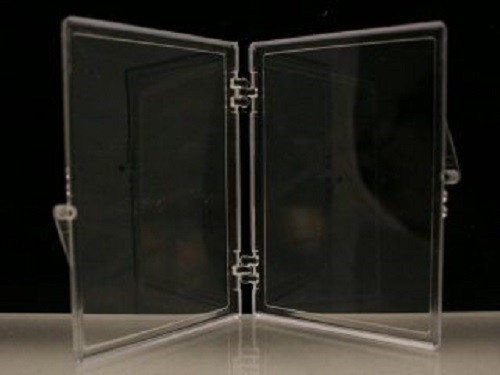 Silver Round - Small Eagle & Flag 2X3 Snap Lock Coin Holder, 3 pack