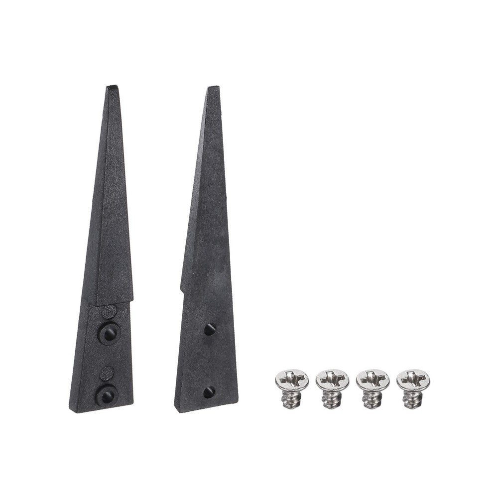 Model 00 Carbon Fiber Precision Tweezers Replacement Tip Set, Black