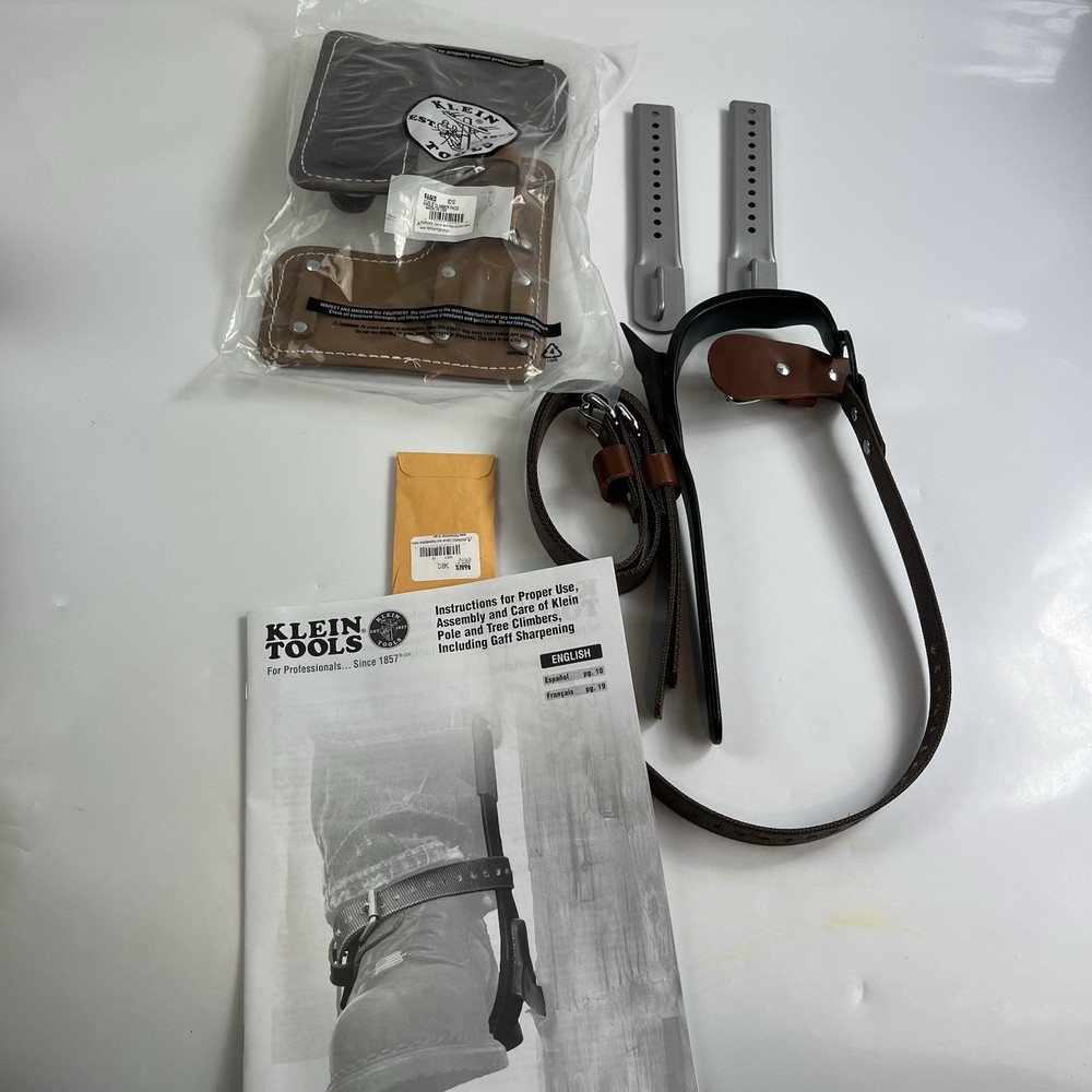 Klein Tools CN1986AR Pole Climbers with 1-9/16-Inch