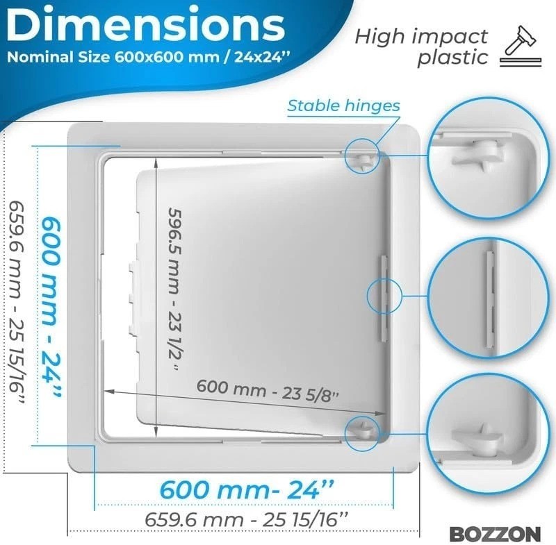 24x24 Access Panel for Drywall - Wall Hole Cover