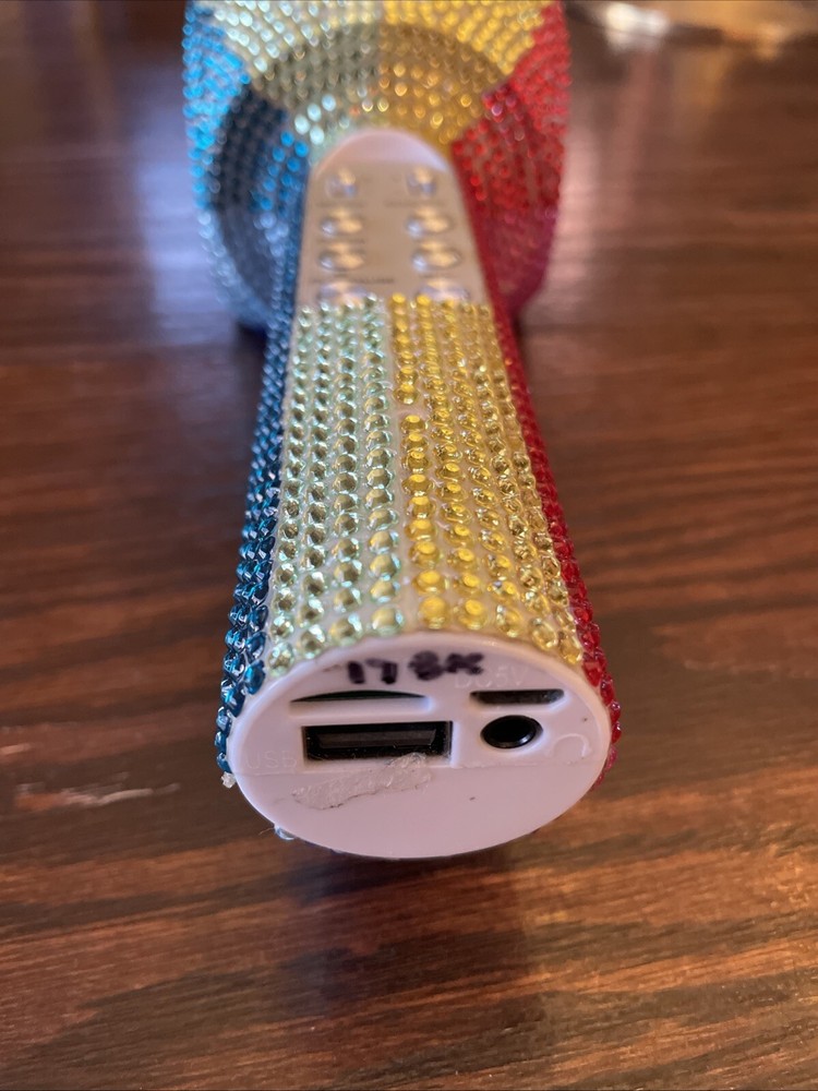 Sing-A-long Rainbow Bling Karaoke Bluetooth Microphone 10017703