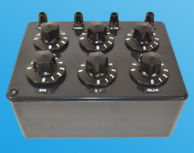 ZX21 Precision Variable Decade Resistor Resistance Box 0.1~99.9999 kΩ Testers