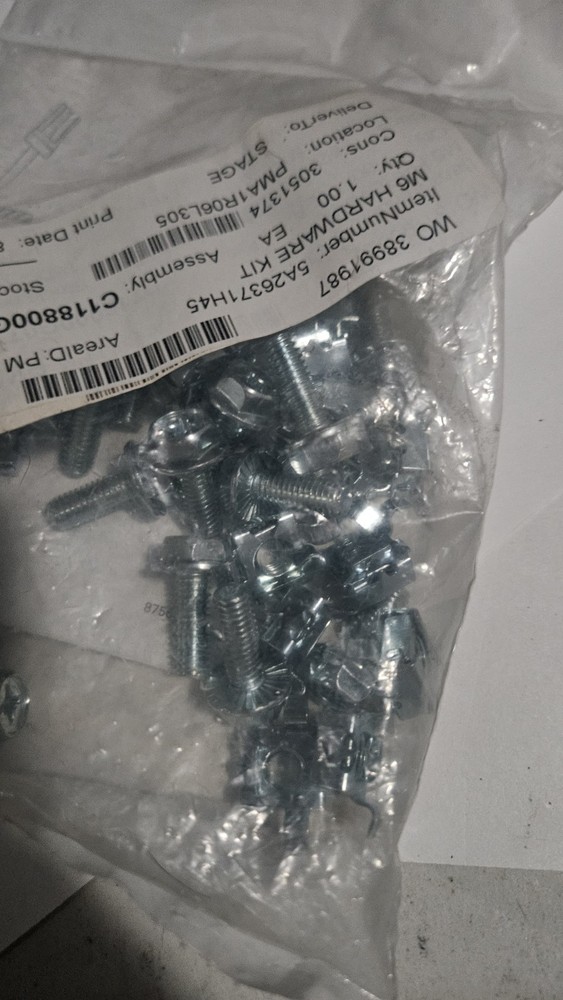 Hoffman PGFGM6 Ground Fastener Package for Proline Grid System