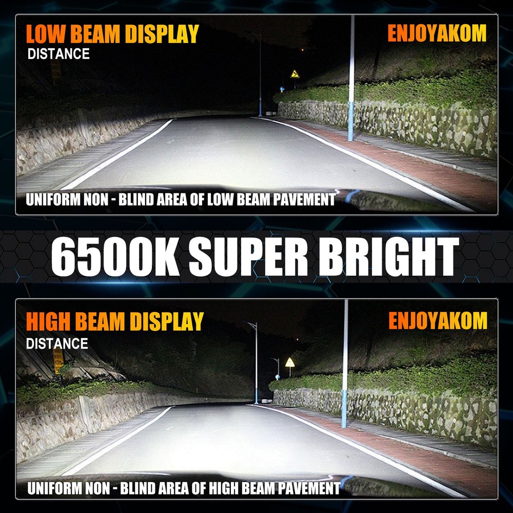 For 2014 2015 GMC Sierra 1500 White 9012 LED Headlight + 5202 Fog Light Bulb 4x