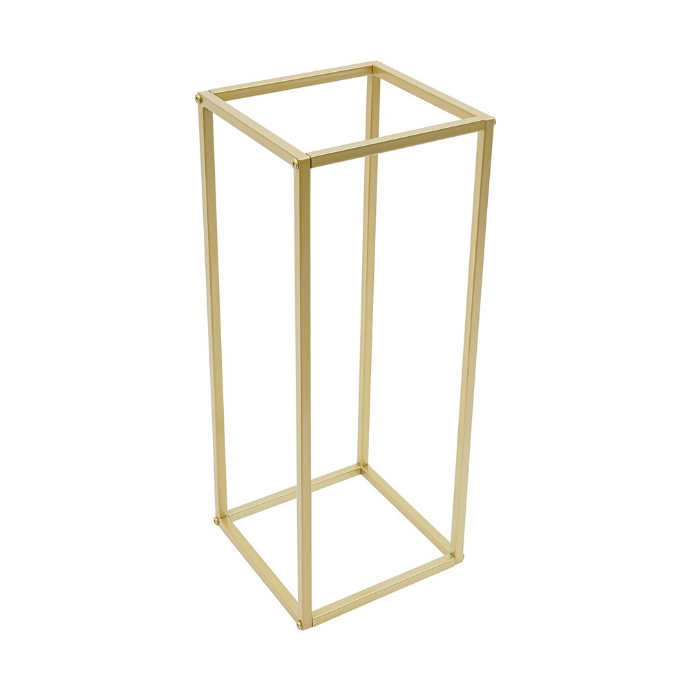 GOLD Metal Wedding Stand For Wedding Events Party Rectangular+Arch 3pcs