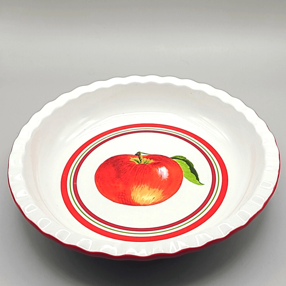 Bella Bug Ceramic Apple Pie Decorated Pie Plate