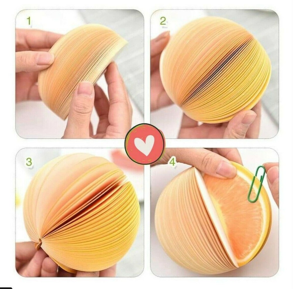 3D Cute Fruit Note Memo Pads Gift Set