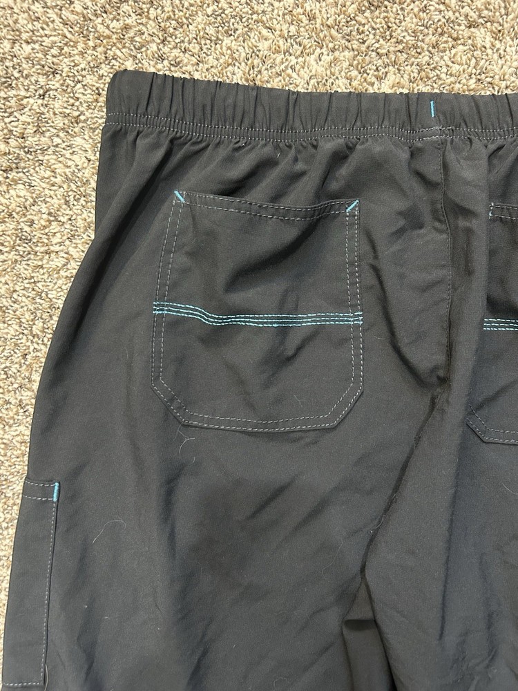 Black & Blue Carhartt Uniform Scrub Set XL