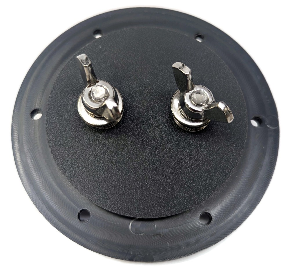 Round Subwoofer Speaker Box Terminal Cup, Single Input - TCS-2R GRAY