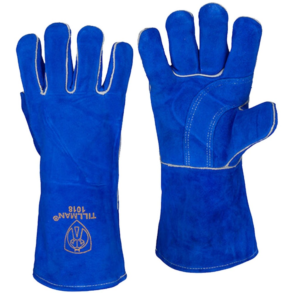 Tillman 1018M Bulk Slightly Select Cowhide Welding Gloves, Medium, 12 pack