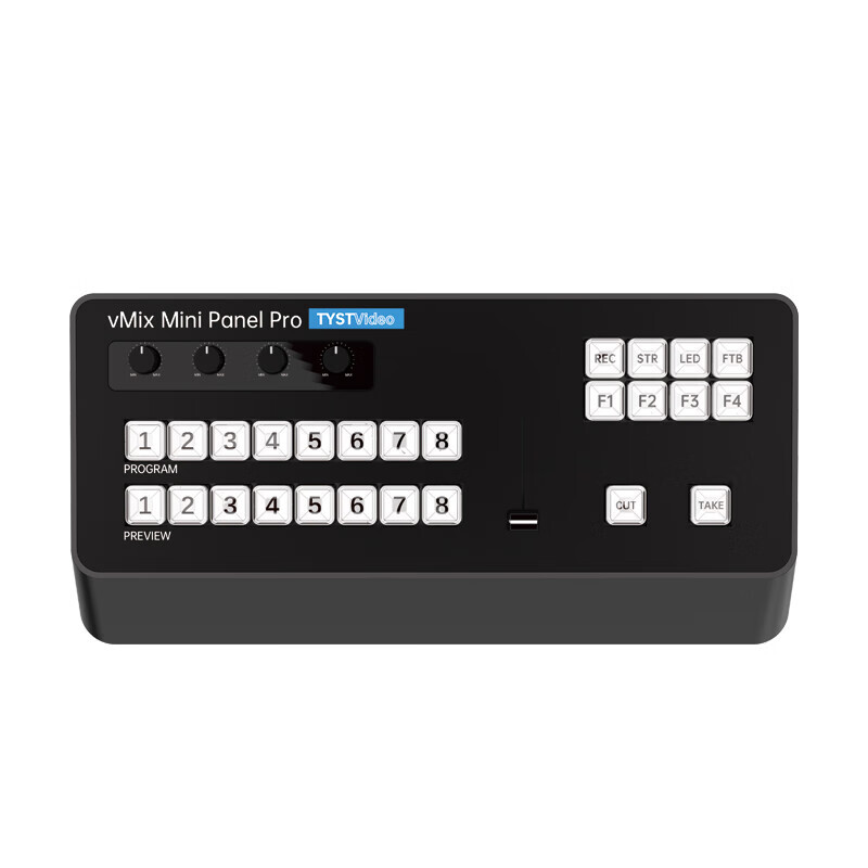 TYST vMix Mini Panel Pro 8-Channel Broadcast Switcher Video Recording Switching