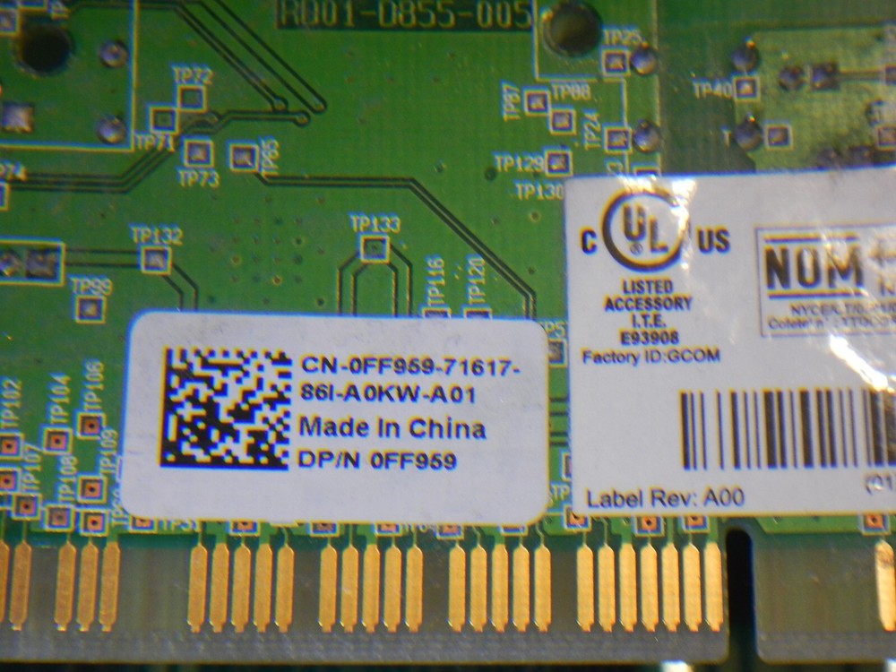 Conexant KB5815G Internal Modem Card small form factor bracket only.