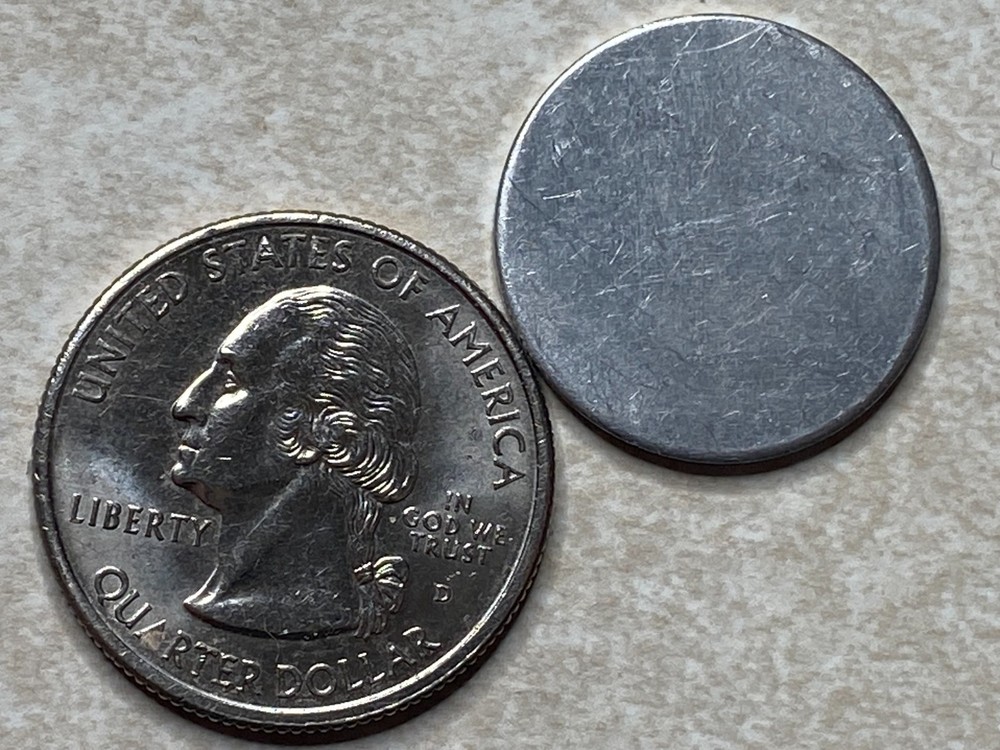 T9193 Soft Drinks & Pool, Unknown Anillo Restrike Arcade Token