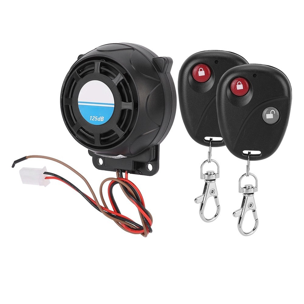 ˜105-125dB Motorcycle Remote Control Alarm Horn Anti Theft Security System