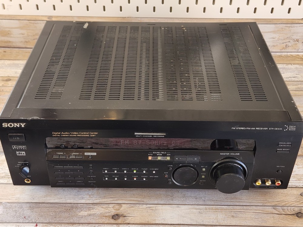 Sony STR-DE935 AV Receiver Dolby Digital/DTS 5.1 Digital A/V Controller Tested