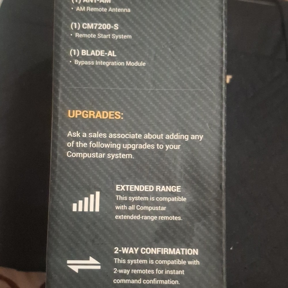 Computer RS1B-AL Universal Remote Starter.