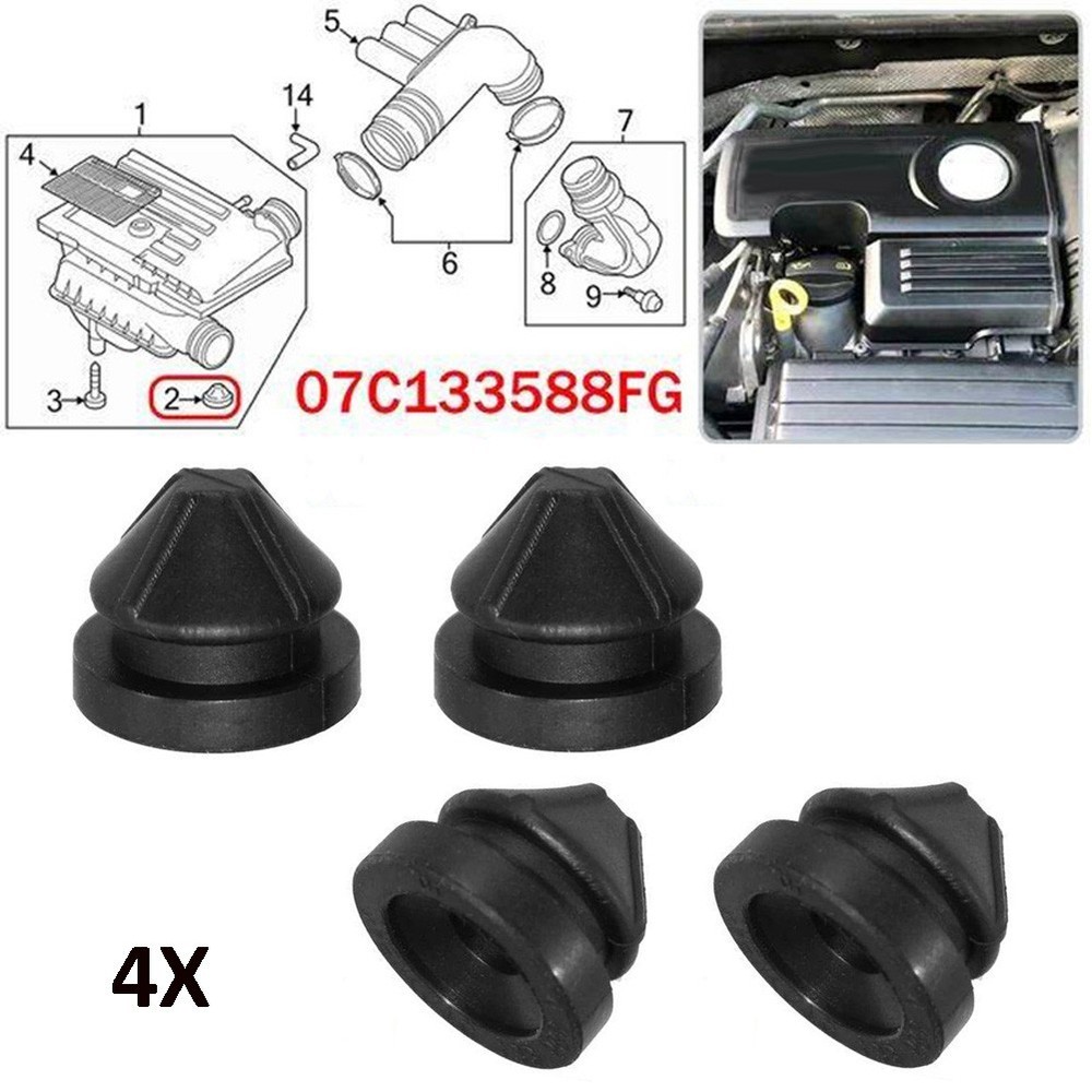 Buffer Cushion 07C133588G For SCIROCCO (2015-2016) Grommet Plastic 4pcs
