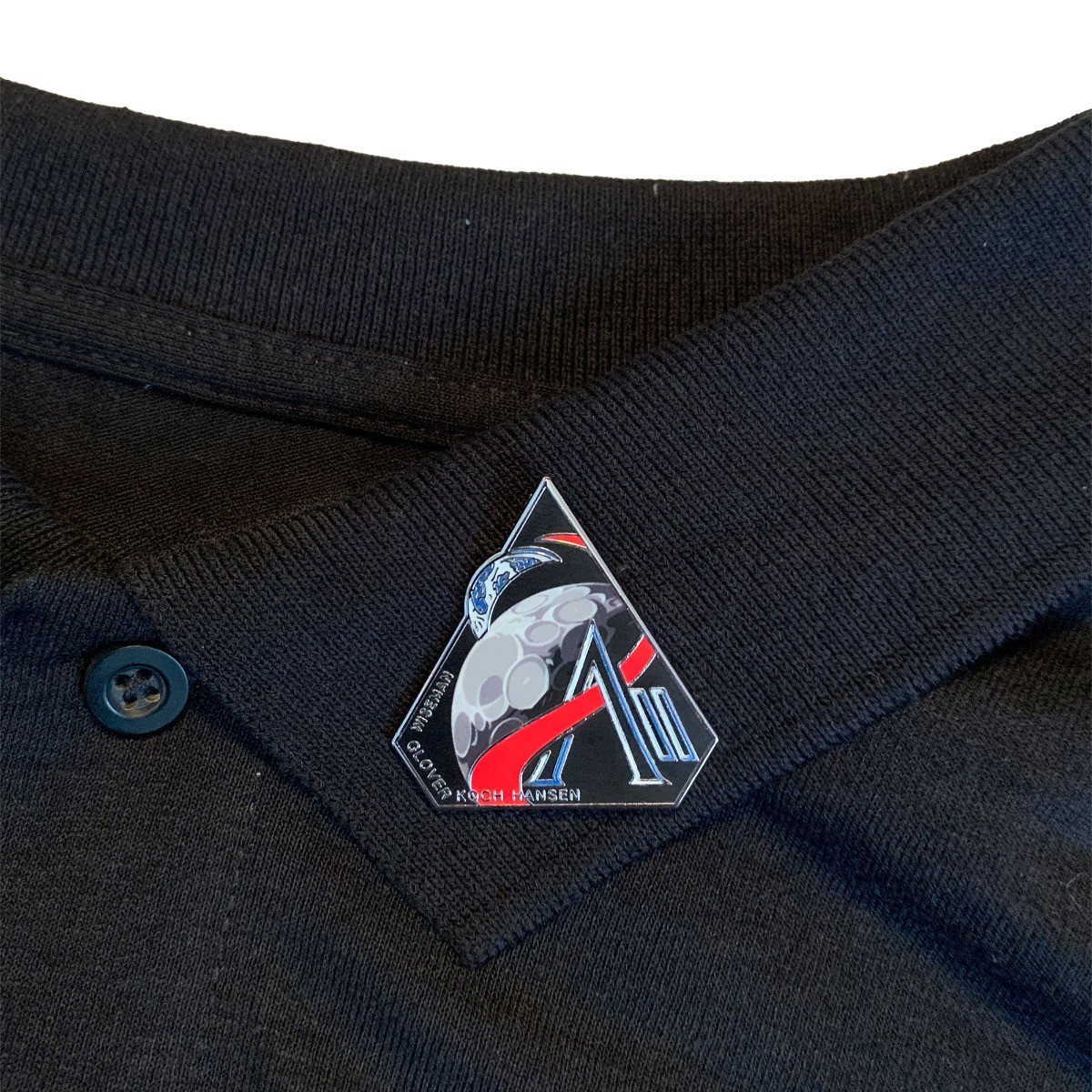 NASA Artemis 2 Mission Logo Enamel Pin