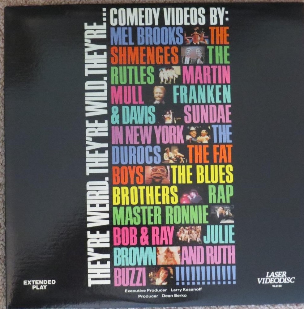 COMEDY VIDEOS: : CLASSIC COMIC STRIPS  LASERDISC