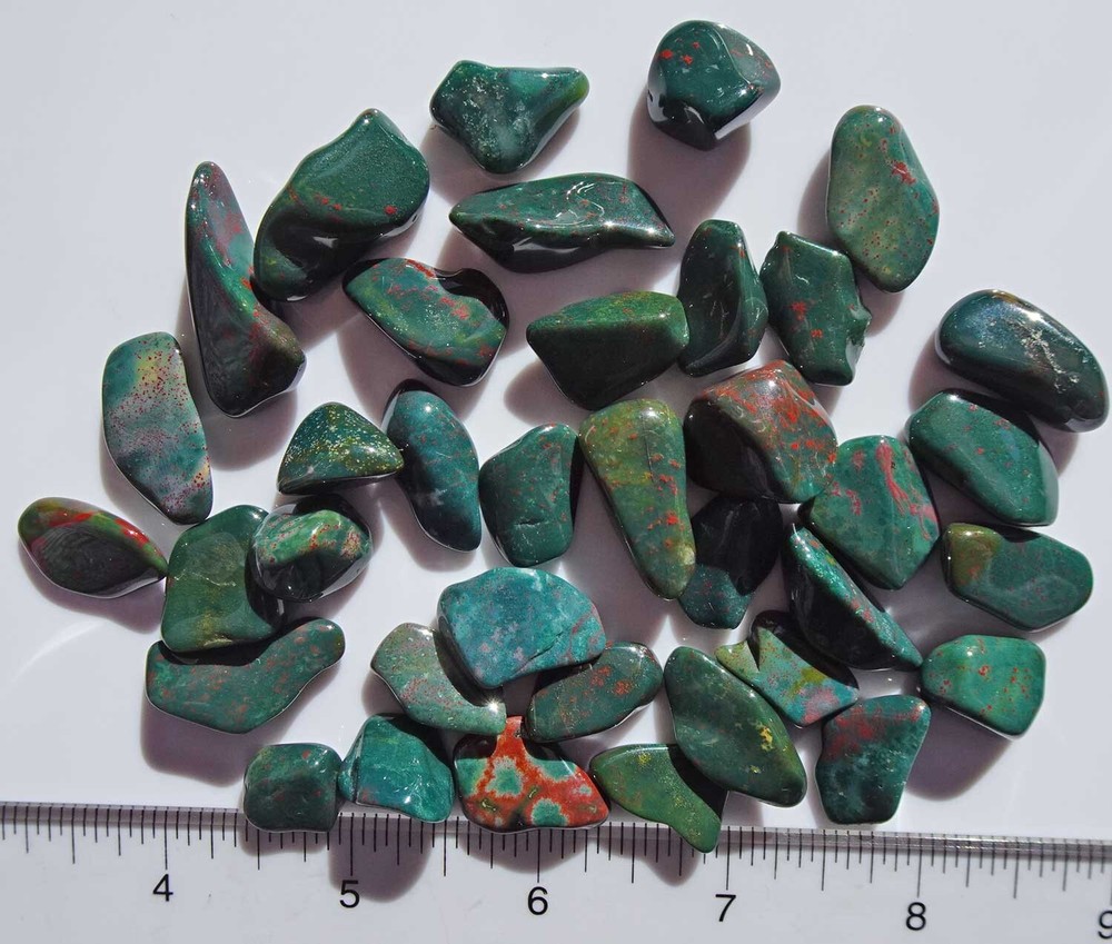 Fancy Jasper - 3 ounces Medium/Small Tumbled Stones rt544b