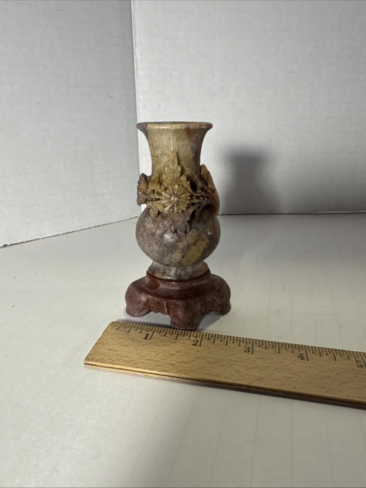Carved Stone Bud Vase