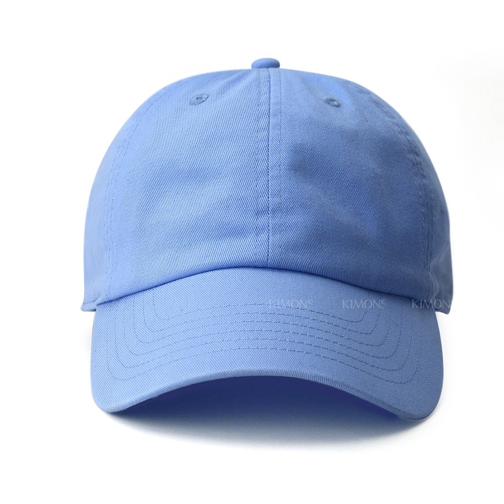 Cotton Plain Baseball Cap Hat Adjustable Polo Style Washed Solid Dad PC