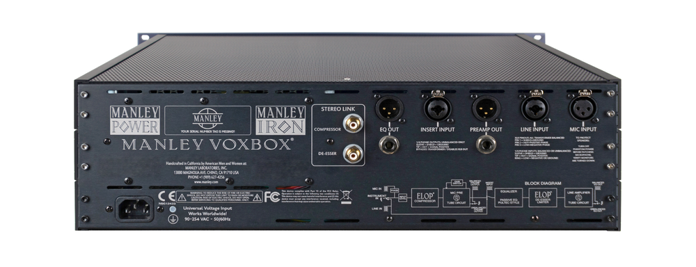 Manley Labs Voxbox Combo Microphone Preamp