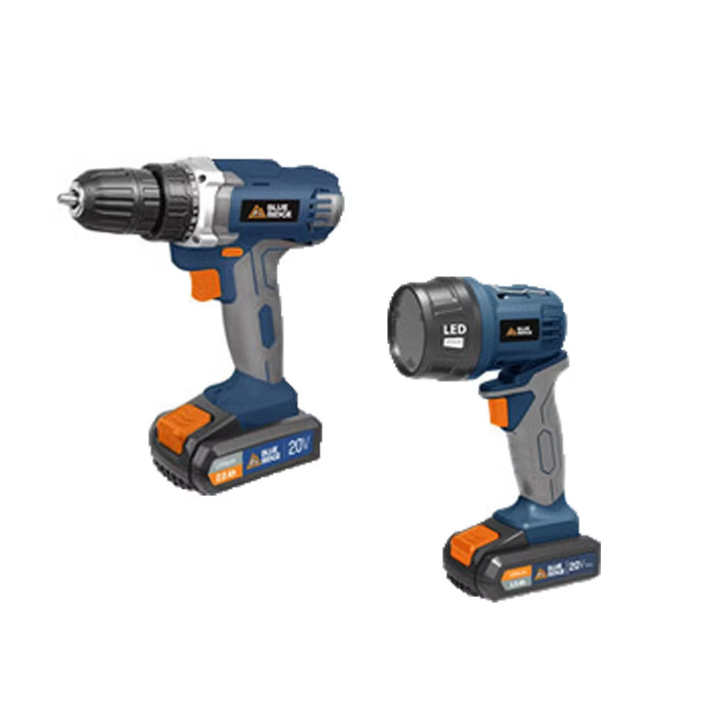 Blue Ridge Tools Cordless 20V Drill Light Kit Ergonomic Design DIY Projects