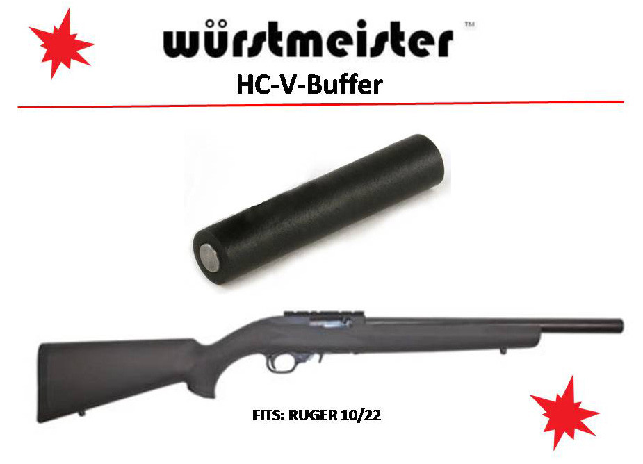 Wurstmeister HC-V-BUFFER (Recoil Buffer) for Ruger 10/22 - Superior Quality!