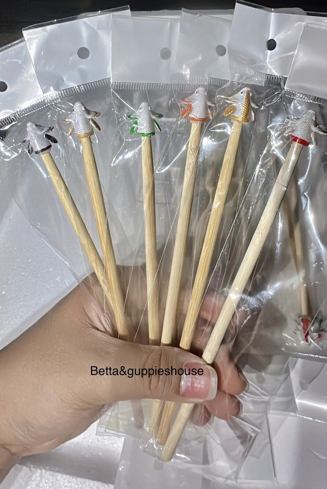 Hand Made Betta's Flaring Stick- Aquarium Accessory - Fish Accessory