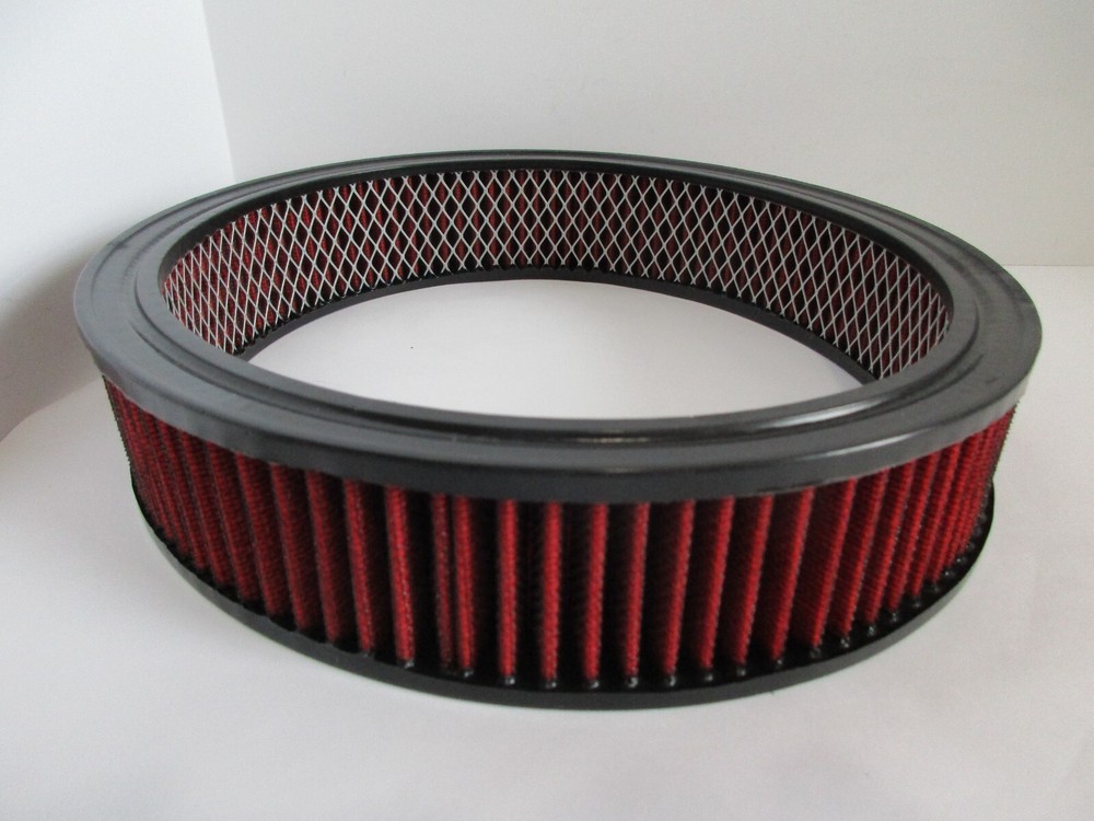 10" "RED" WASHABLE AIR CLEANER ELEMENT REUSABLE #7136RD