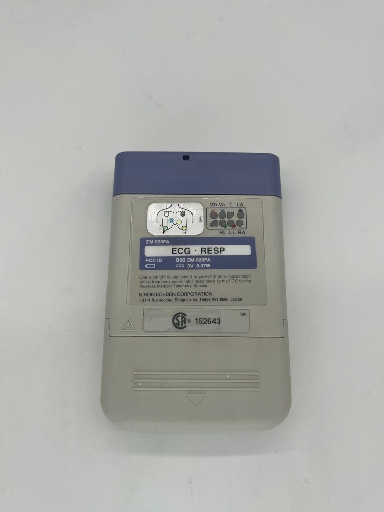 Nihon Kohden Telemetry Module Transmitter ECG ZM-920PA
