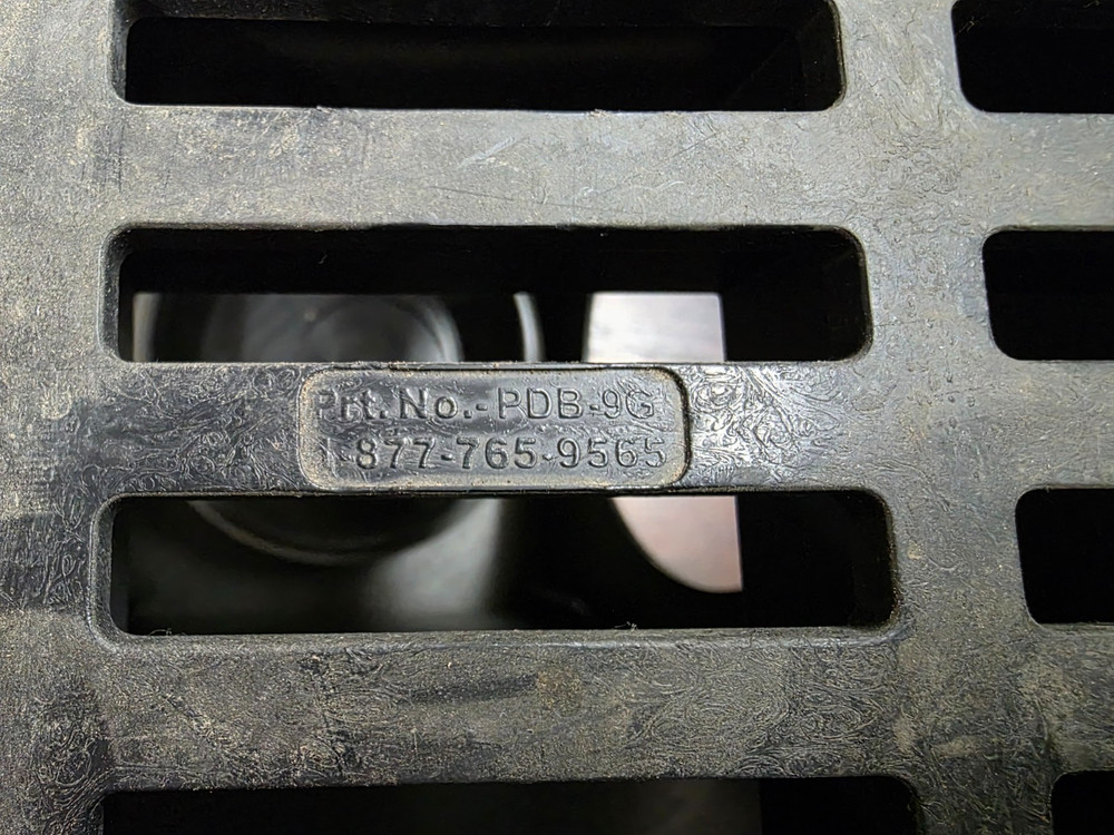 POLYLOK 9"x9" Catch basin w/ grate