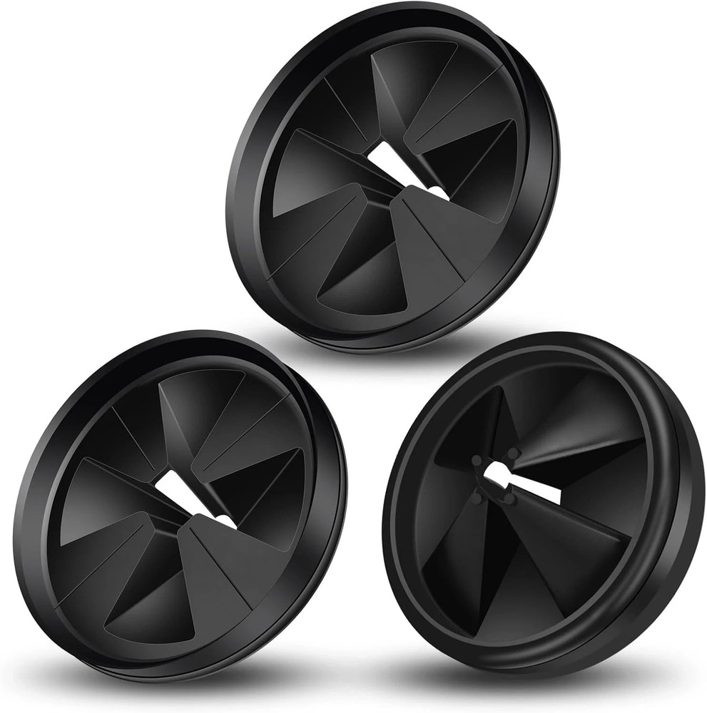 3 Pack Garbage Disposal Splash Guard - Sink Baffle 3 3/8" QCB-AM for Insinkerato