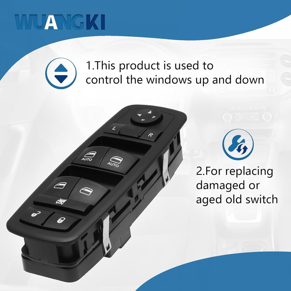 Master Power Window Control Switch Front Driver Side Compatible with2015-2017...