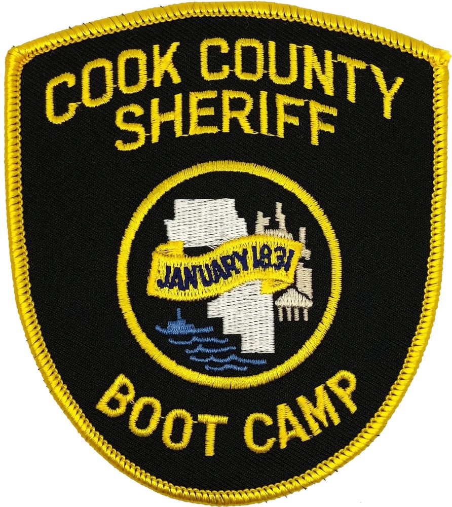COOK COUNTY SHERIFF SHOULDER PATCH: Boot Camp Standard