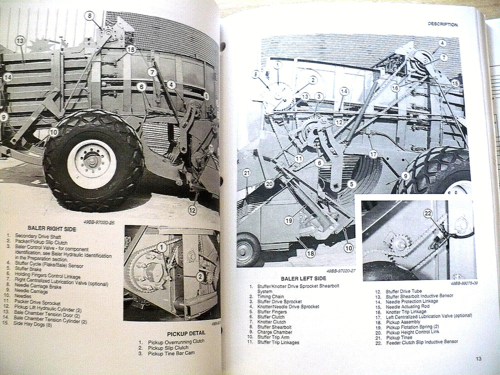 2002 CHALLENGER OPERATION MAINTENANCE MANUAL FOR MODEL LB44 LARGE SQUARE BALER