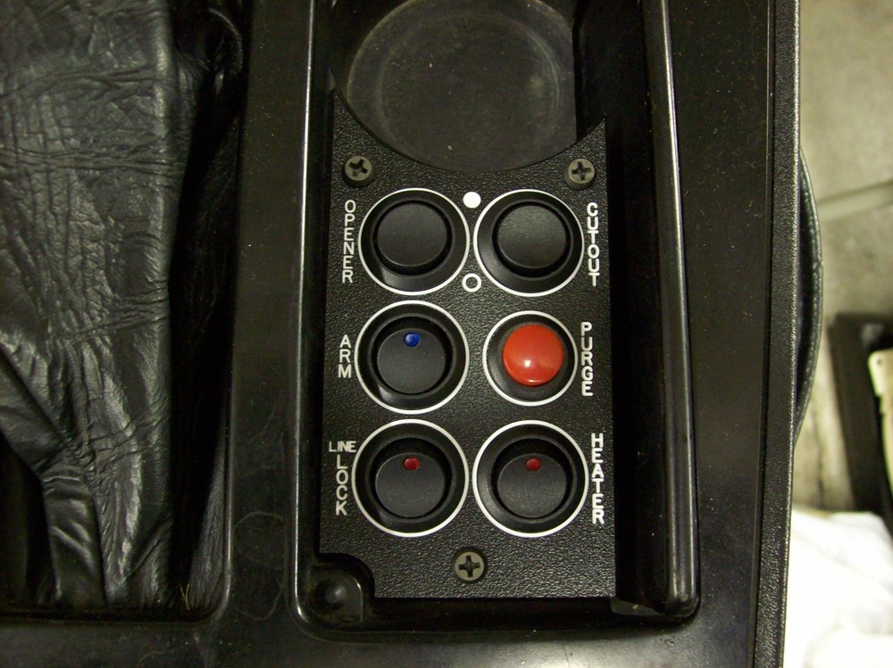 84-89 Corvette Console Switch Panel Nitrous Oxide etc..