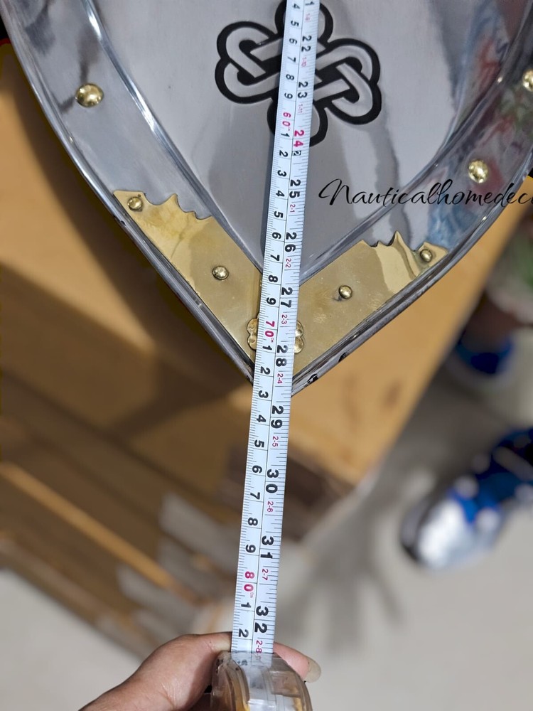 Medieval Templar Knight Shield-Crusader Shield for Decor Display Shield Gift