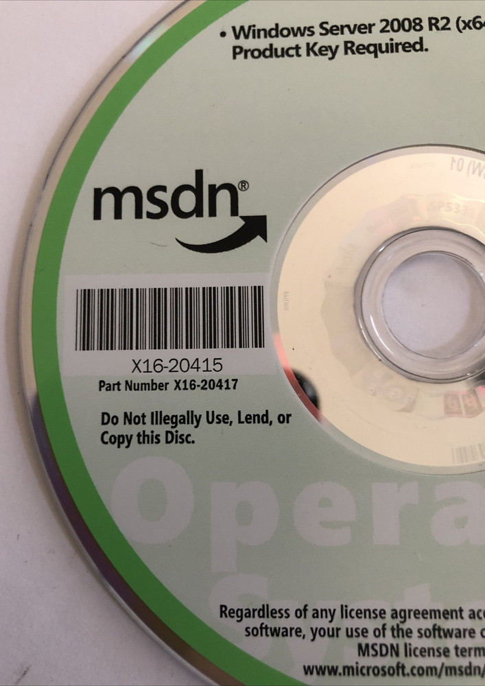 MICROSOFT MSDN DISC 4617 November 2009