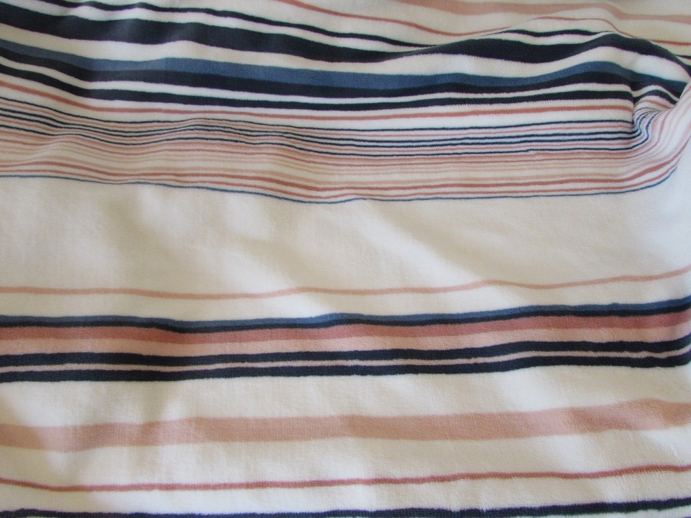 Pendleton Designer Throw Blanket For Two 60" X 80" Reversible Oversized Cream