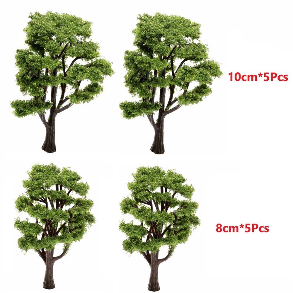 Brand New Model Tree Artificial 10pcs 8/10cm Accessories Artificial Tree