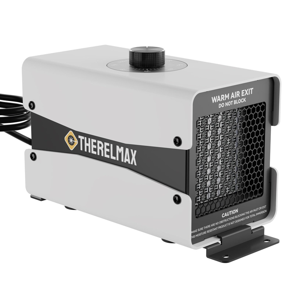 Boat Engine Compartment Heater Built-in Thermostat, 650W Medium, White