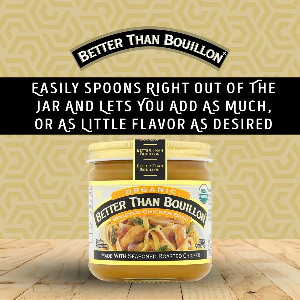 Organic Roasted Chicken Base, Shelf-Stable, 8 Oz Jar