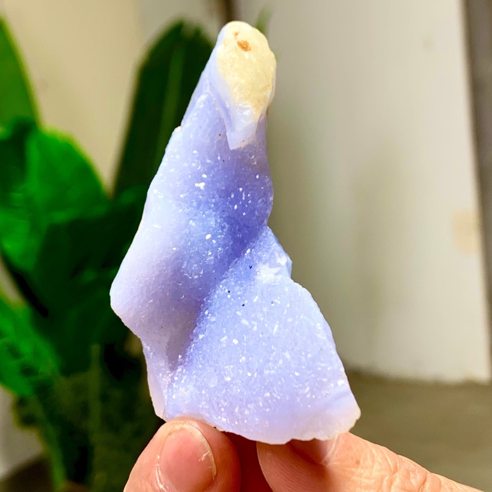 44GNatural Blue striped agate Crystal Chunks piece form Mineral Specimens