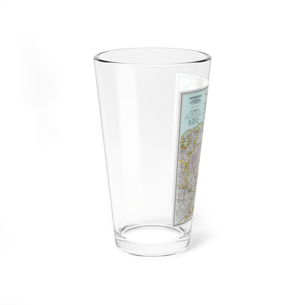 Germany (1991) (Map) Pint Glass 16oz